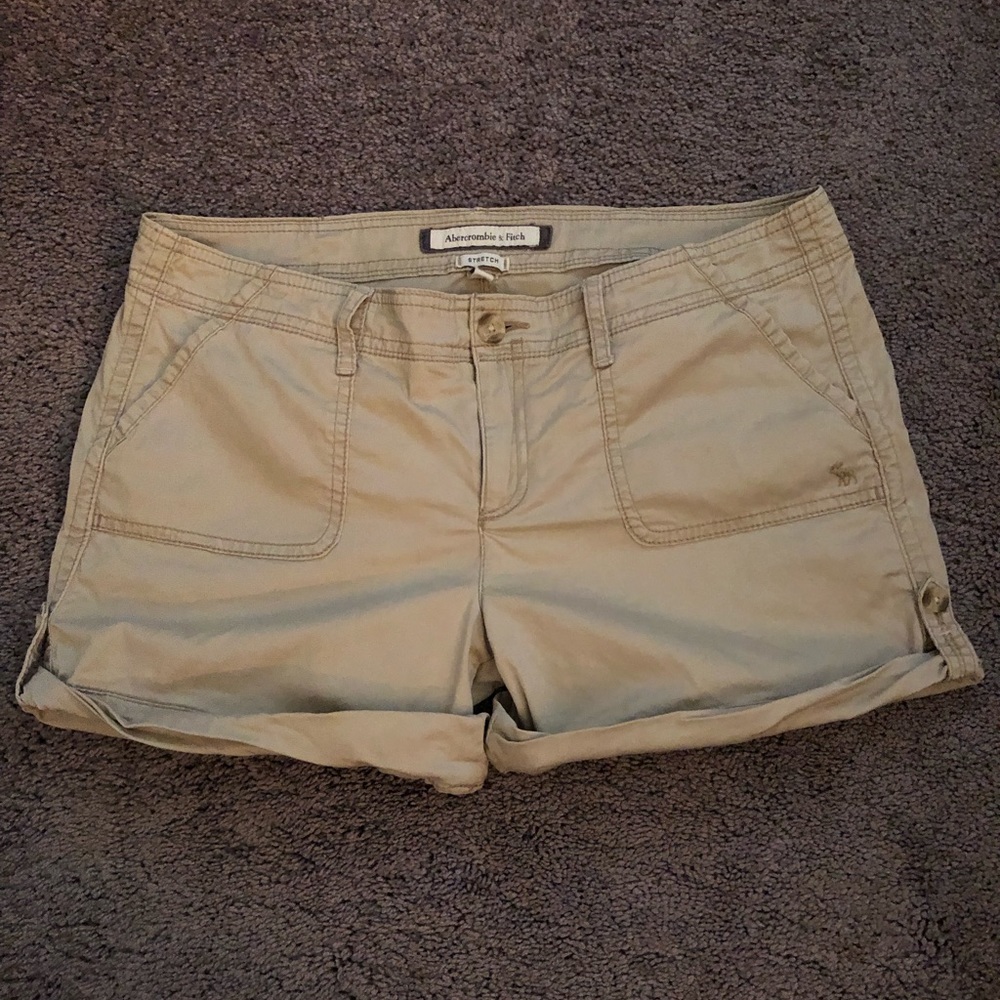 Abercrombie Y2K Beige Shorts